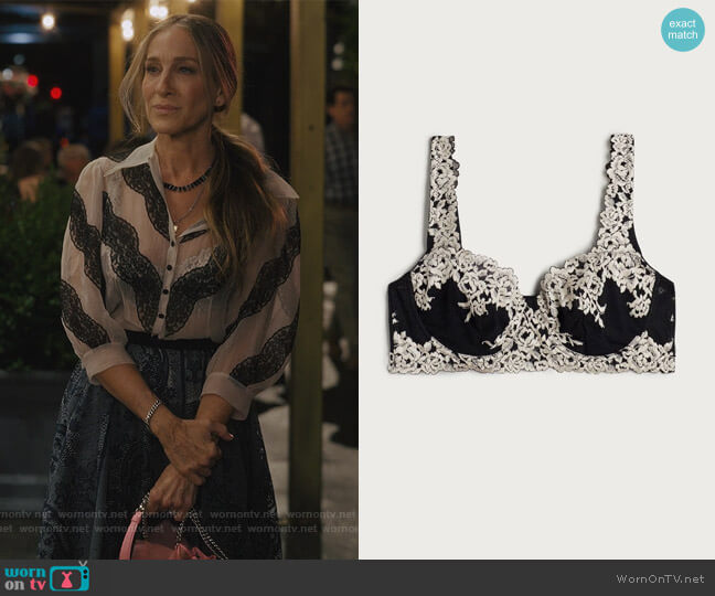Intimissimi Daniela Pretty Flowers Balconette Bra worn by Carrie Bradshaw (Sarah Jessica Parker) on And Just Like That