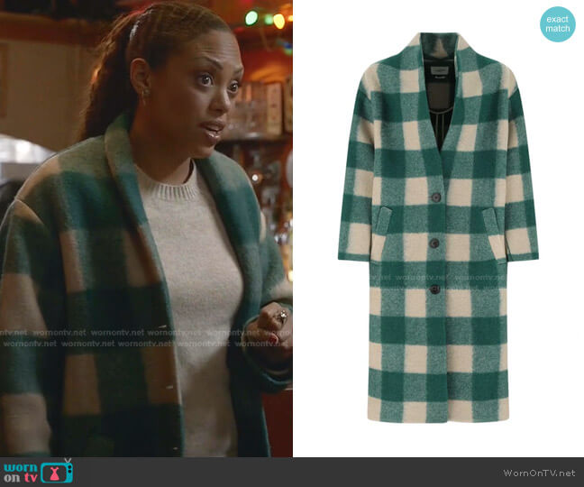 Isabel Marant Étoile Gabriel Coat worn by Danny James (Jaime Lee Kirchner) on Bull