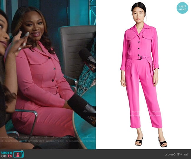 Kenzo Soft Jumpsuit worn by Jill (Naturi Naughton) on Queens