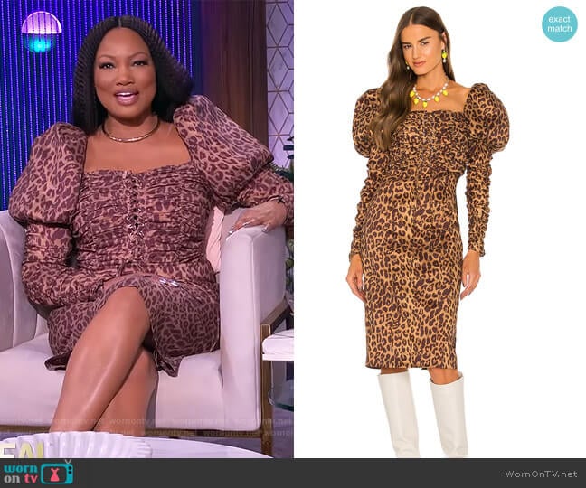 LPA Abana Dress worn by Garcelle Beauvais on The Real