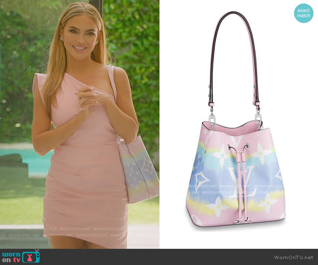 Louis Vuitton Escale MM Pastel worn by Chrishell Stause on Selling Sunset