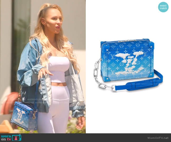 Louis Vuitton Soft Trunk Clouds Bag worn by Christine Quinn on Selling Sunset
