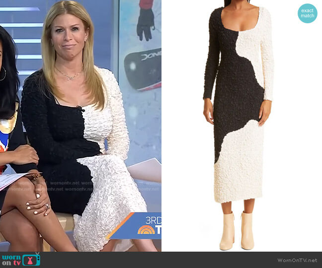 Mara Hoffman Amy Long Sleeve Dress worn by Jill Martin on Today