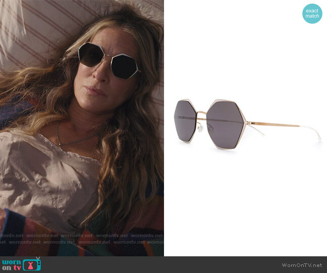 Mykita Alessia sunglasses worn by Carrie Bradshaw (Sarah Jessica Parker) on And Just Like That