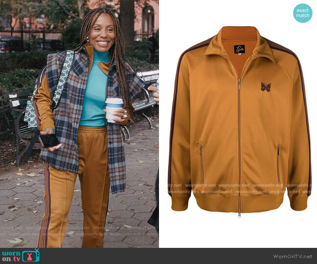 Needles Two Tone Zipped Jacket worn by Dr. Nya Wallace (Karen Pittman) on And Just Like That