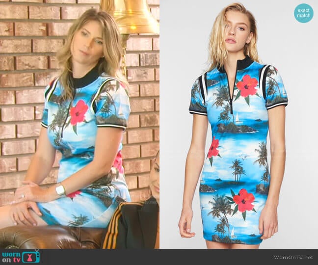 Pam & Gela Aloha Track Dress worn by Maya Vander on Selling Sunset
