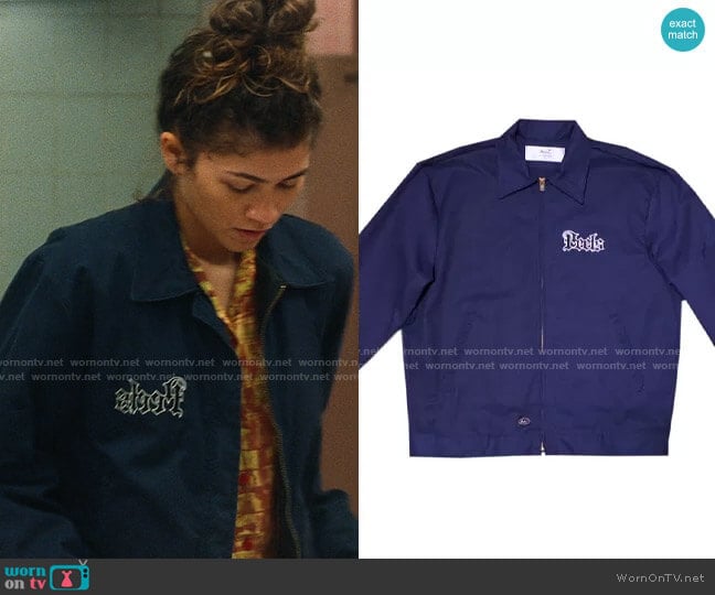 Peels NYC Z Jacket worn by Rue Bennett (Zendaya) on Euphoria