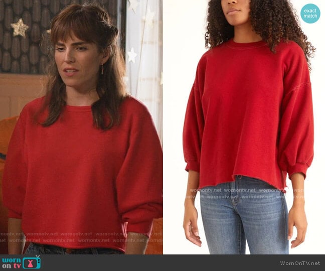 Rachel Comey Fond Sweatshirt worn by Marina (Karla Souza) on Home Economics