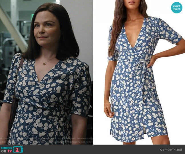 Reformation Laurent Dress in Tuli worn by Jodie (Ginnifer Goodwin) on Pivoting