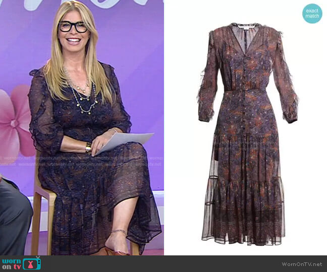 Veronica Beard Sabina Dress worn by Jill Martin on Today