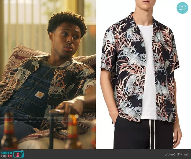 All Saints Siber Shirt worn by Douglas Edwards (Diggy Simmons) on Grown-ish
