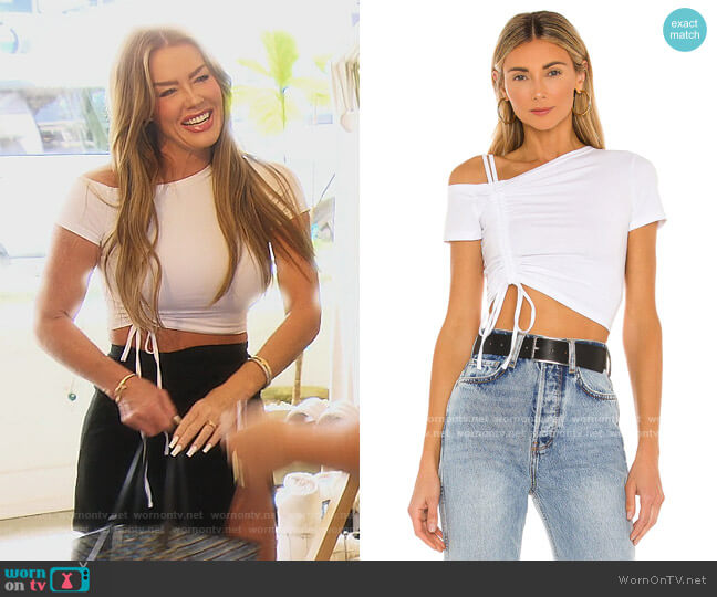 Superdown Kylie Ruched Front Top