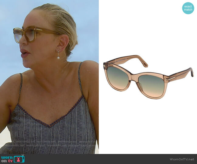 Tom Ford Wallace Sunglasses worn by Shannon Beador on The Real Housewives of Orange County