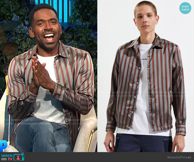 Wax London Tony Button-Down Shirt worn by Justin Sylvester on E! News