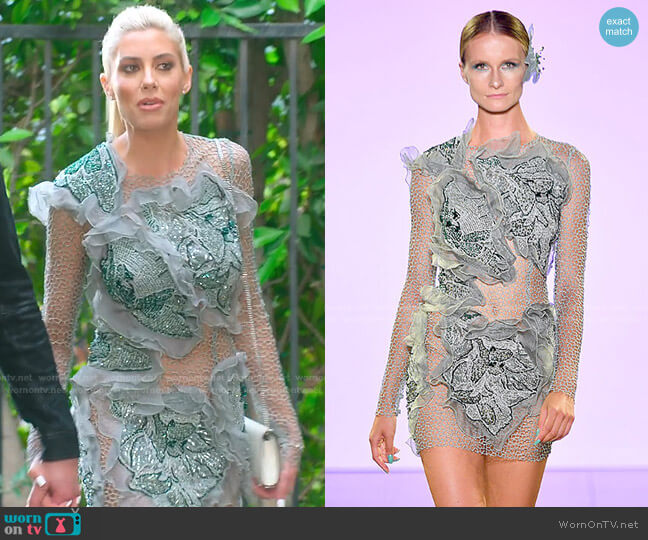Afffair Spring Summer 2020 Collection worn by Heather Rae Young on Selling Sunset