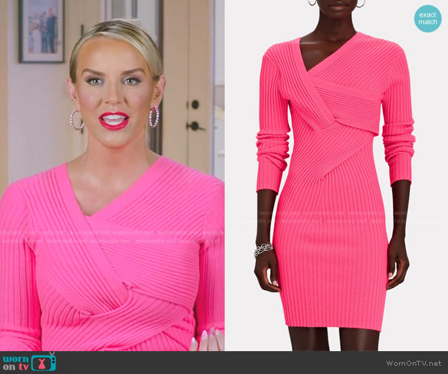 Aknvas Dionne Cashmere Rib Knit Mini Dress worn by Whitney Rose on The Real Housewives of Salt Lake City