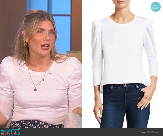 A.L.C. Karlie Tee worn by Amanda Kloots on The Talk