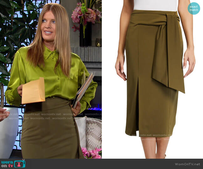 Alice + Olivia Riva Skirt worn by Phyllis Summers (Michelle Stafford) on The Young and the Restless