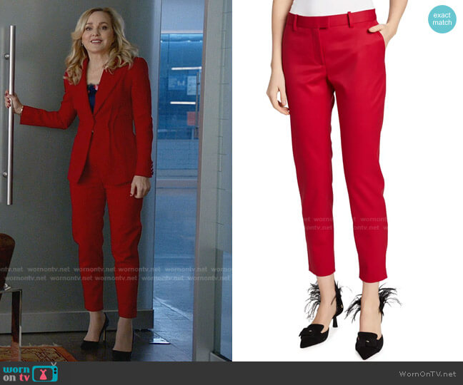 Altuzarra Henri Pants worn by Marissa Morgan (Geneva Carr) on Bull
