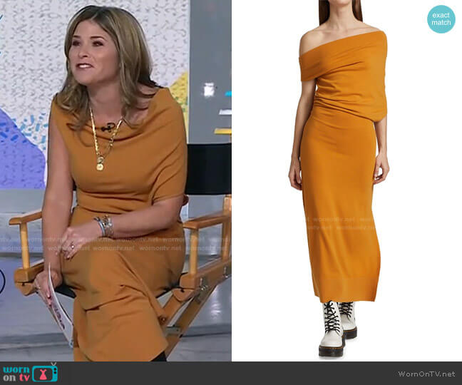 Altuzarra Kim Midi Dress worn by Jenna Bush Hager on Today