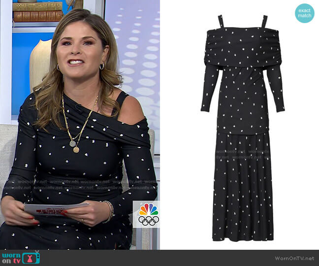 Altuzarra Marlena Dress worn by Jenna Bush Hager on Today