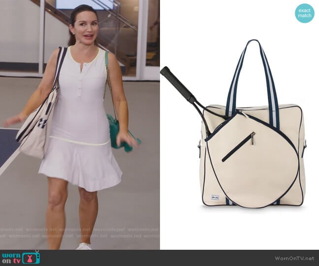 Ame & Lulu Hamptons Tennis Tour Bag worn by Charlotte York (Kristin Davis) on And Just Like That