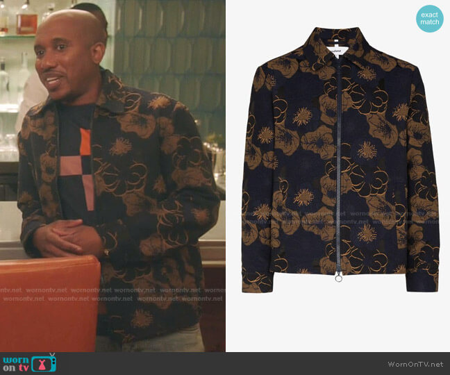 Soulland Floral Print Jacket worn by Gary Williams (Chris Redd) on Kenan