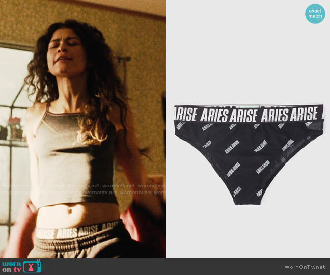 Aries Arise Briefs worn by Rue Bennett (Zendaya) on Euphoria