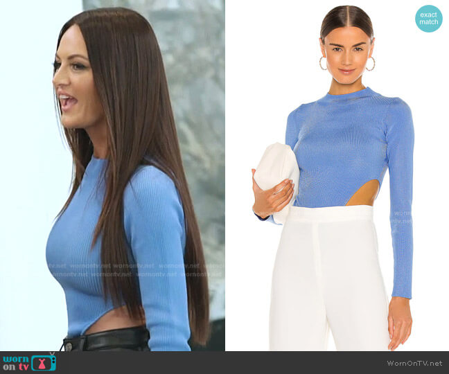 Atoir Home Run Bodysuit worn by Lisa Barlow on The Real Housewives of Salt Lake City