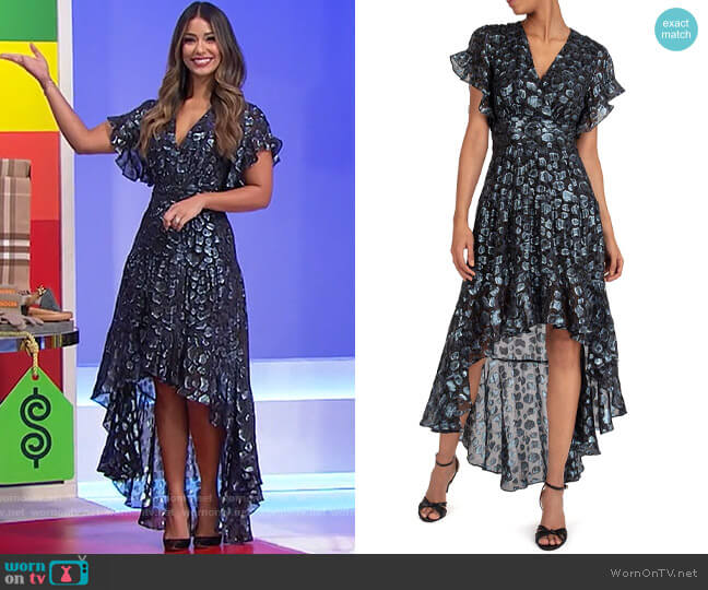 ba&sh Grace Dress worn by Manuela Arbeláez on The Price is Right