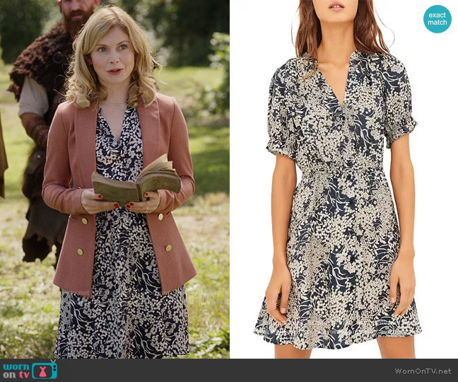 Ba&sh Maia Mini Dress worn by Sam (Rose McIver) on Ghosts