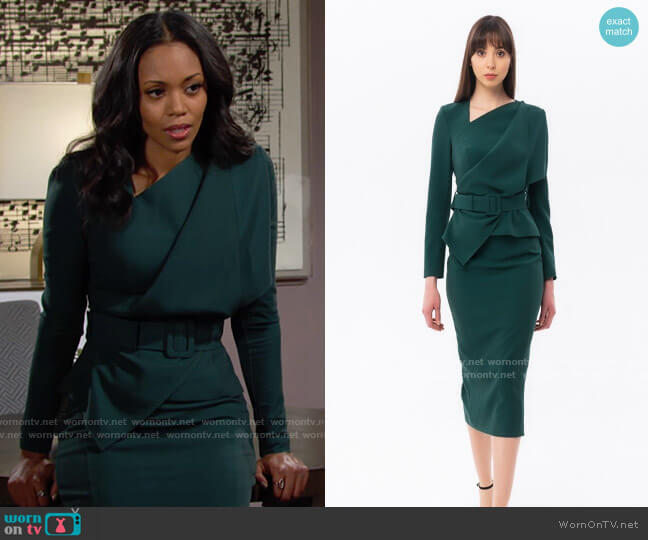 BGL Set SU 9125/17241 worn by Amanda Sinclair (Mishael Morgan) on The Young and the Restless