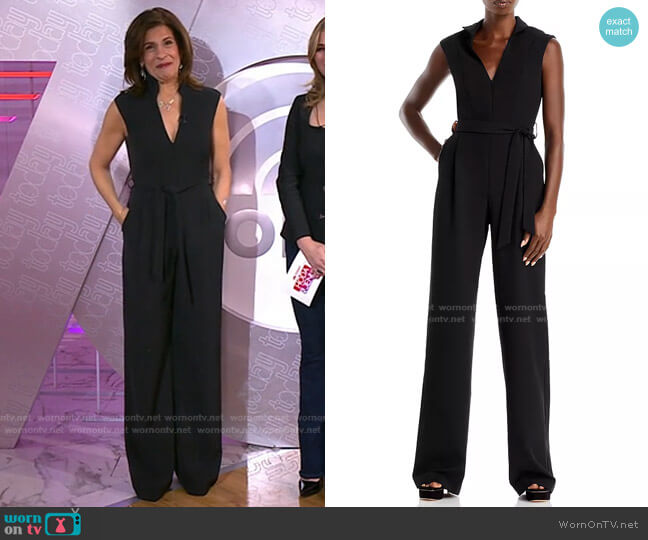 Black Halo Brittan Jumpsuit worn by Hoda Kotb on Today