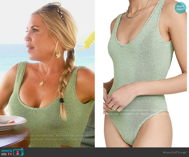 Bond Eye The Mara One Piece Swimsuit worn by Dr. Jen Armstrong on The Real Housewives of Orange County