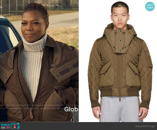 Burberry Quilted Hadley Jacket worn by Robyn McCall (Queen Latifah) on The Equalizer