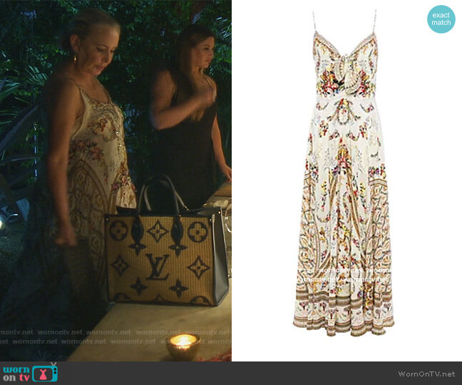 Camilla Floral Dress worn by Shannon Beador on The Real Housewives of Orange County