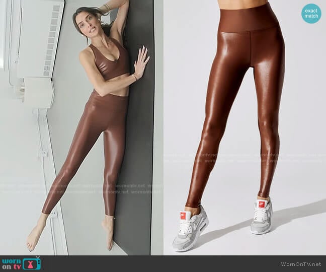 Carbon 38 High Rise Full-length Legging in Takara Shine