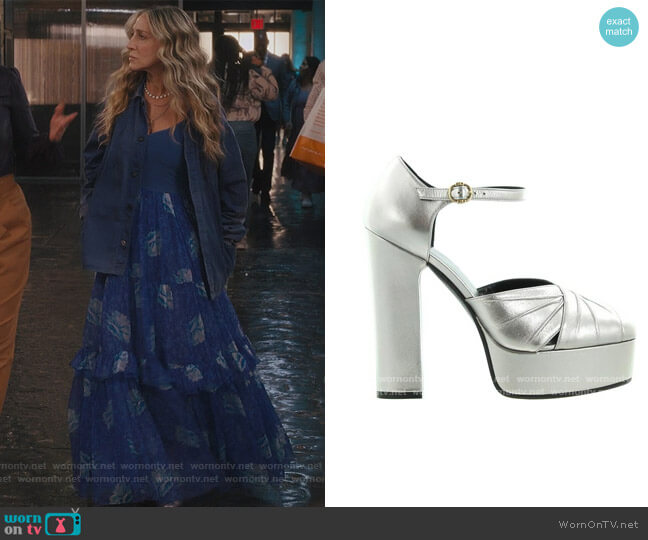 Celine Melody Pumps worn by Carrie Bradshaw (Sarah Jessica Parker) on And Just Like That