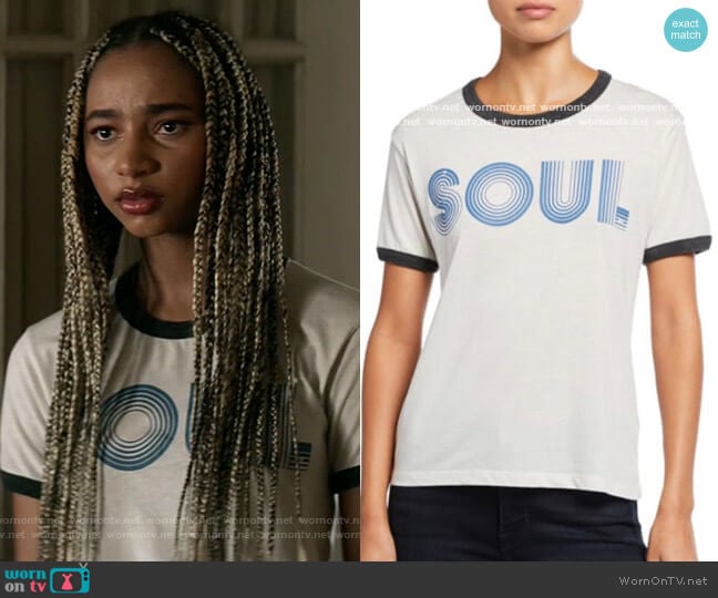 Chaser Soul Ringer Tee worn by Natalie Lane Irons (Tayler Buck) on Superman and Lois