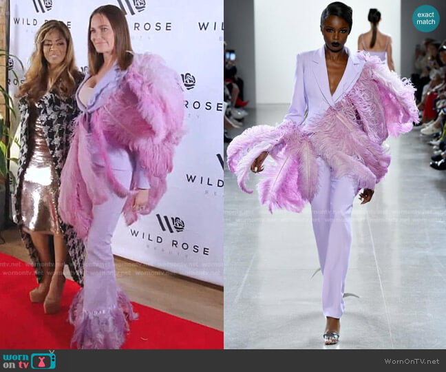 Christian Cowan Spring 2019 Collection worn by Meredith Marks on The Real Housewives of Salt Lake City