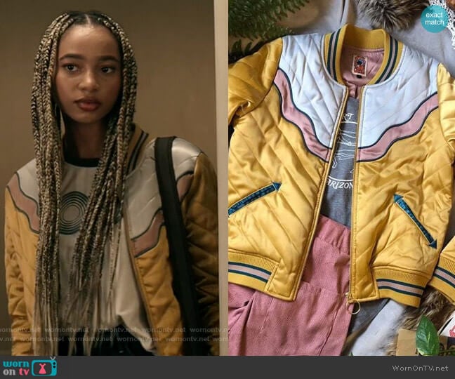 Classic Rock Couture Dolly Western Bomber Jacket worn by Natalie Lane Irons (Tayler Buck) on Superman and Lois