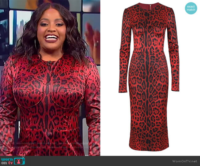 Dolce & Gabbana Leopard Print Dress