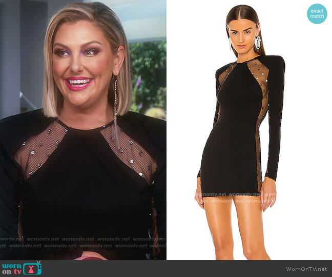 Dundas x Revolve Patti Mini Dress worn by Gina Kirschenheiter on The Real Housewives of Orange County