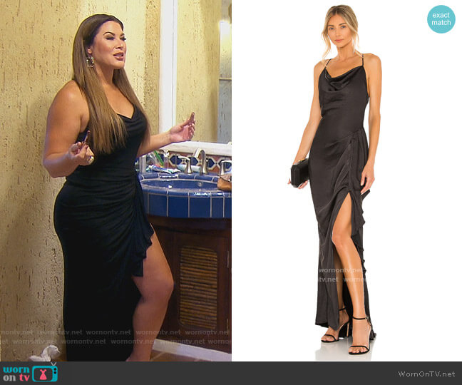 Elliatt X REVOLVE Eliana Dress worn by Emily Simpson on The Real Housewives of Orange County