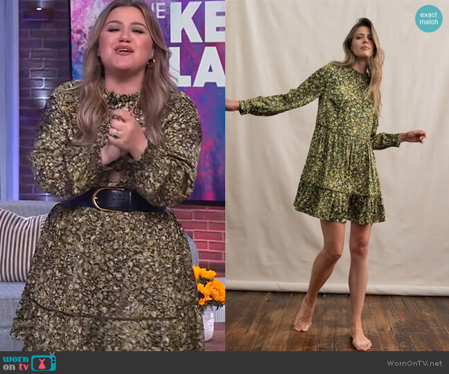 Ellie Mae Lana Dress worn by Kelly Clarkson on The Kelly Clarkson Show