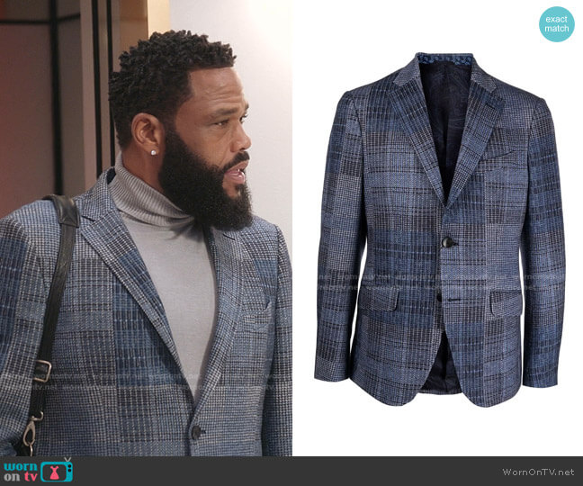 Etro Jacquard Jersey Tailored Jacket worn by Andre Johnson (Anthony Anderson) on Black-ish