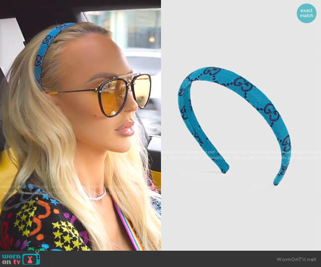 Gucci Unisex Street Style Headbands worn by Christine Quinn on Selling Sunset