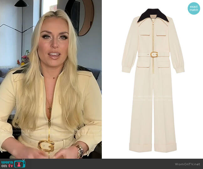Gucci Wide-Leg Belted Jumpsuit