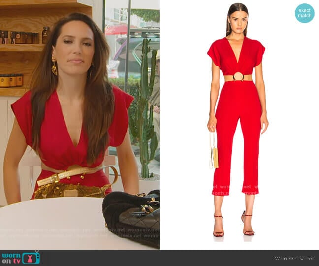Haney Austin Jumpsuit worn by Davina Potratz on Selling Sunset