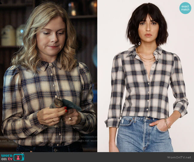 Heartloom Lena Shirt worn by Sam (Rose McIver) on Ghosts